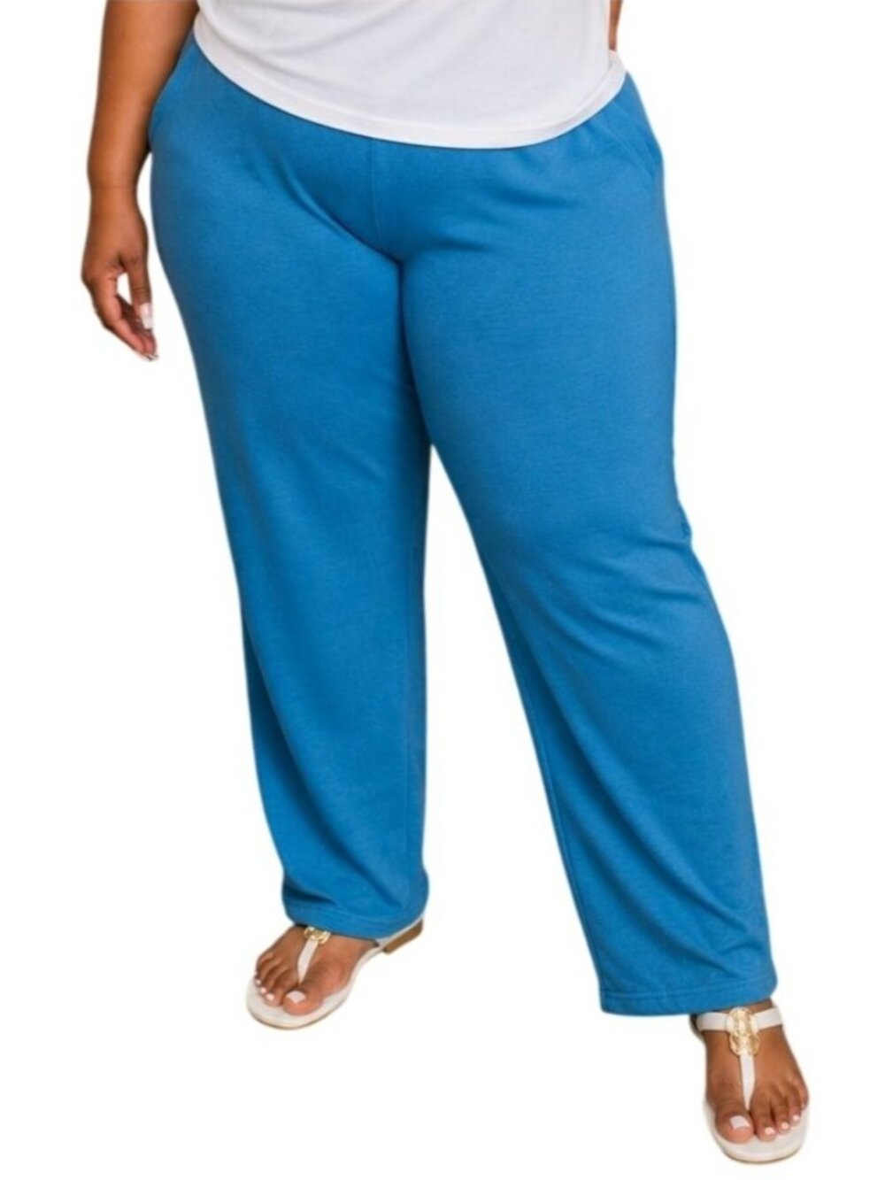 Hanes Size Large Lounge Pants ComfortSoft Teal Cozy Classic Fit Soft